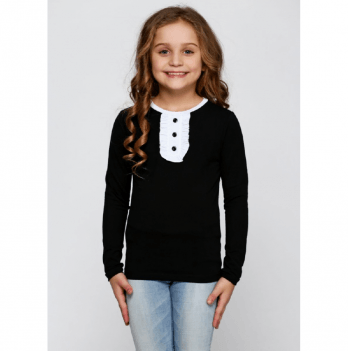 Детская блузка для девочки Vidoli от 7 до 12 лет Черный G-17544W1