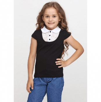 Детская блузка для девочки Vidoli от 7 до 8 лет Черный G-18574W