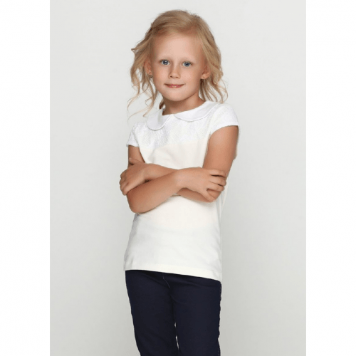 Детская блузка для девочки Vidoli от 8 до 12 лет Молочный G-18579S