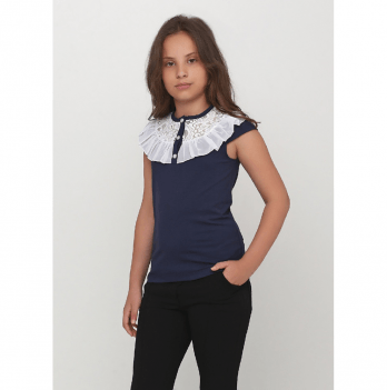 Детская блузка для девочки Vidoli от 7 до 12 лет Синий G-19598S