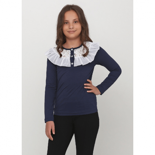 Детская блузка для девочки Vidoli от 7 до 12 лет Синий G-19599W