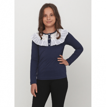 Детская блузка для девочки Vidoli от 7 до 12 лет Синий G-19599W