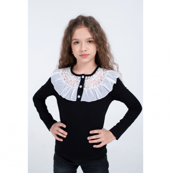 Детская блузка для девочки Vidoli от 7 до 11 лет Черный G-19599W