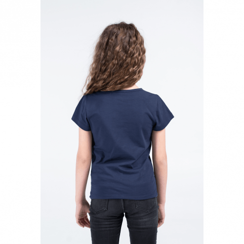 Детская футболка для девочки Vidoli от 7 до 11 лет Синий/Золото G-20915S