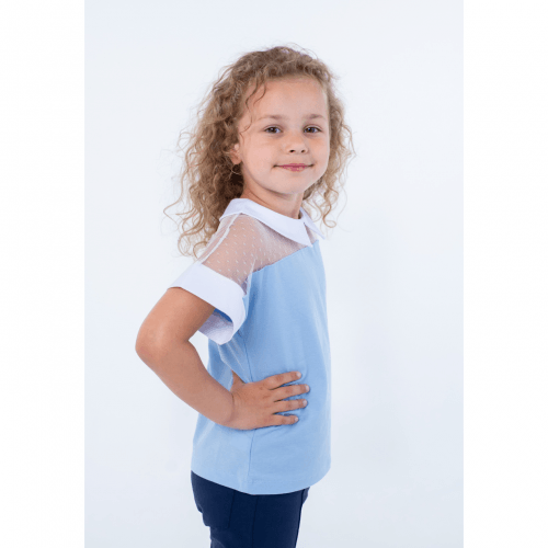 Детская блузка для девочки Vidoli от 7 до 11 лет Голубой G-20916S