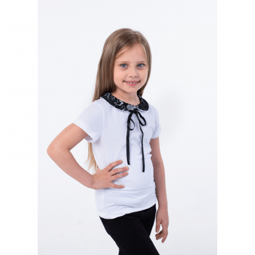 Детская футболка для девочки Vidoli от 7 до 11 лет Белый G-20918S