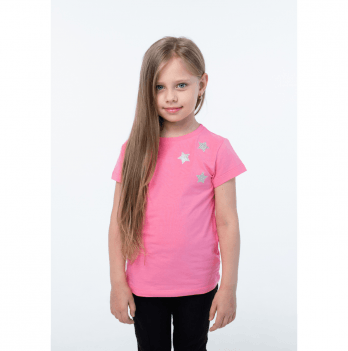 Детская футболка для девочки Vidoli от 3 до 6 лет Розовый G-20921S