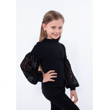 Детская блузка для девочки Vidoli от 7 до 9 лет Черный G-20922W