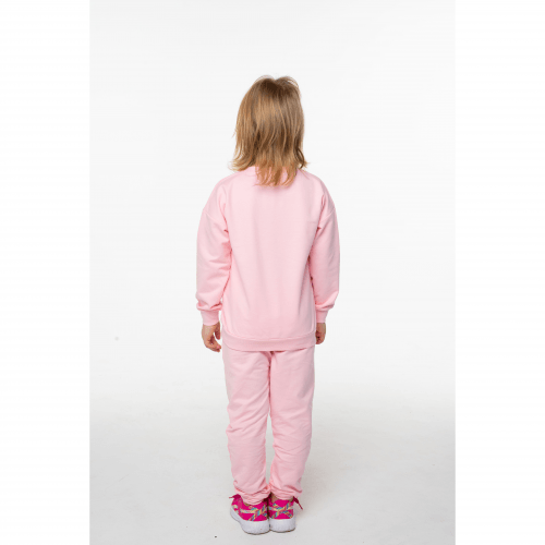 Детский костюм для девочки из двунитки Vidoli от 4.5 до 6 лет Розовый G-21642W