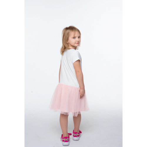 Детское платье для девочки Vidoli от 3.5 до 5.5 лет Молочный G-21875S
