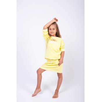 Костюм для девочки юбка и кофта Vidoli от 7 до 8 лет Желтый G-21645S