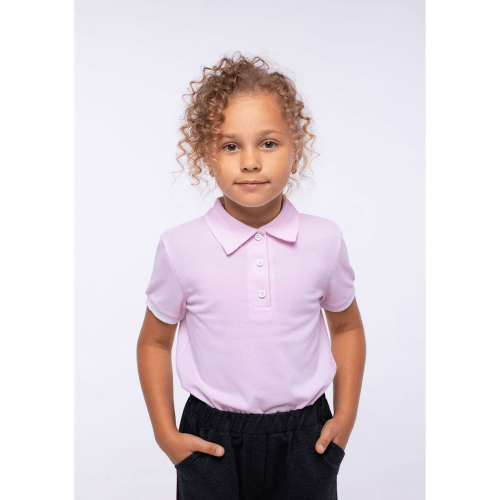 Детская футболка для девочки Vidoli Поло от 7 до 9 лет Розовый G-21934S