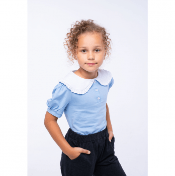 Детская блузка для девочки Vidoli от 7 до 11 лет Голубой G-21932S