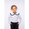 Детская блузка для девочки Vidoli от 7 до 11 лет Белый/Синий G-21931W