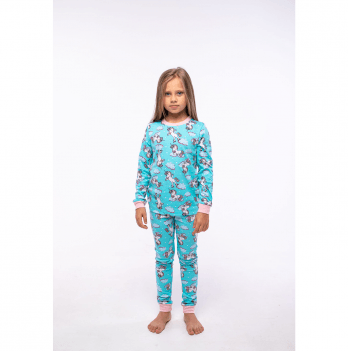 Пижама для девочки Vidoli от 4.5 до 5.5 лет Мятный G-21652W