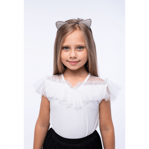 Детская блузка для девочки Vidoli от 7 до 9 лет Молочный G-21938S