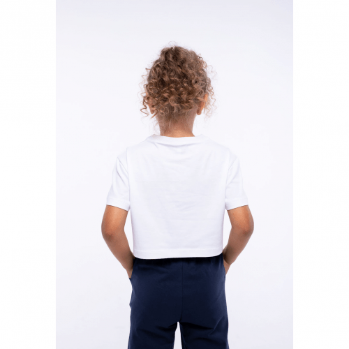 Детская футболка для девочки Vidoli Hello school director от 8 до 10 лет Белый G-21936S