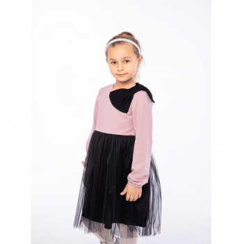 Детское платье для девочки Vidoli от 3.5 до 6 лет Пудровый G-21881W