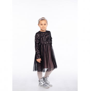 Детское платье для девочки Vidoli от 5 до 7 лет Черный G-21883W