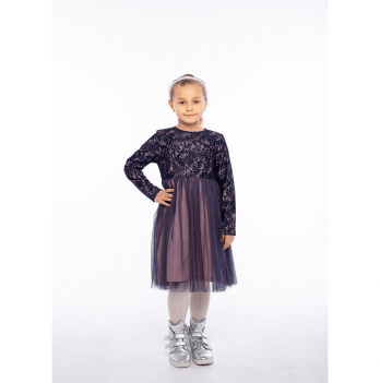 Детское платье для девочки Vidoli от 5 до 7 лет Синий G-21883W