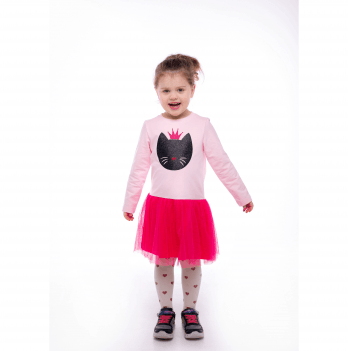 Детское платье для девочки Vidoli от 3.5 до 5.5 лет Розовый G-21888W