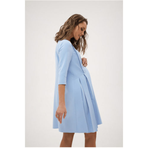 Платье для беременных и кормящих Dianora со складками Голубой 2208 1599
