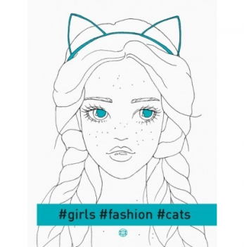Раскраска #girls #fashion #cats Жорж от 6 лет 1606258192