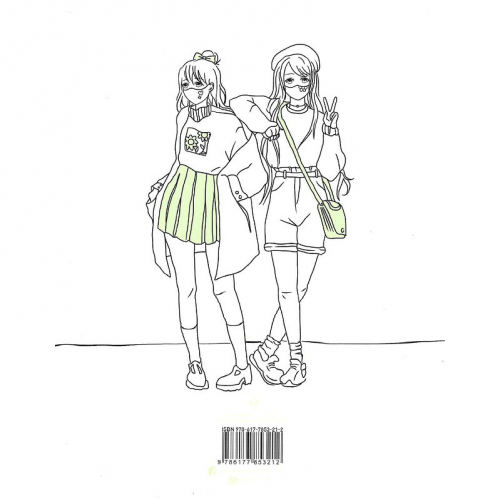 Раскраска #girls #fashion #manga Жорж от 6 лет 1606258988