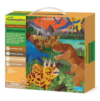Пазлы для детей 4M Thinking Kits Динозавры 00-04668