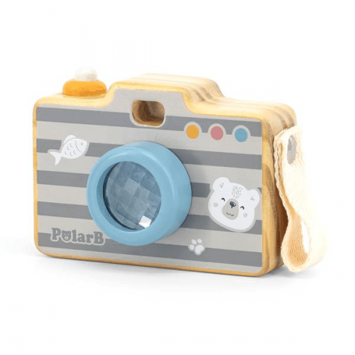 Детская игрушка из дерева Viga Toys PolarB Фотоаппарат с калейдоскопом 44034