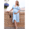Летнее платье для беременных и кормящих Юла Мама Miranda Голубой DR-22.103