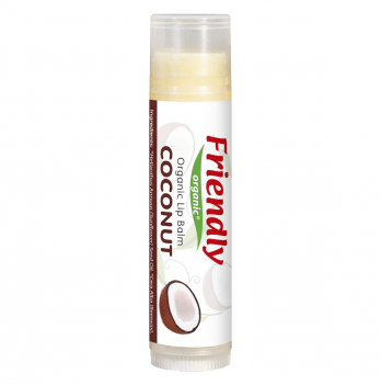 Бальзам для губ Friendly organic с ароматом кокоса 4,25 гр 1077118848