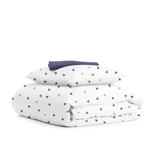 Постельное белье для подростков Cosas 155х215 см Синий DeltaColor_DarkBlue_155
