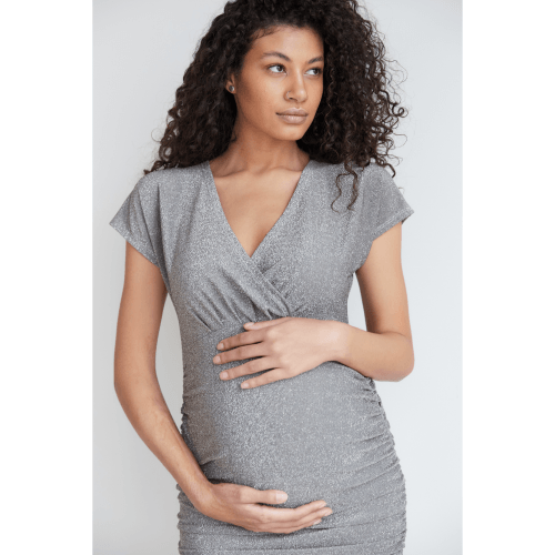 Платье для беременных To Be Серый 4390147