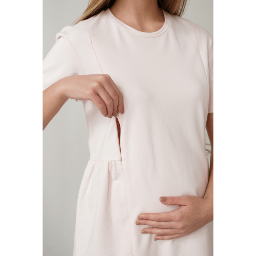 Летнее платье для беременных и кормящих To Be Персиковый 4242262