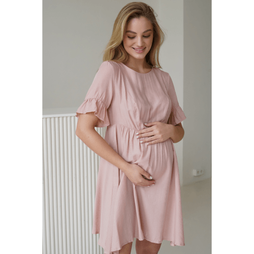 Летнее платье для беременных и кормящих To Be Розовый 4249754
