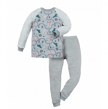 Детская пижама для мальчика Sweet Mario Серый от 1 до 1.5 лет 9-28-51