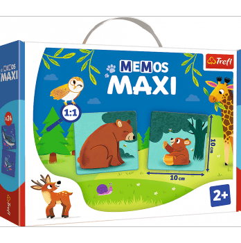 Настольная игра Trefl Мемос MAXI Родители и дети животных 02268