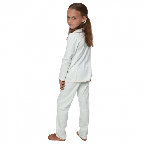 Пижама детская Smil Цветок лотоса Белый/Бирюзовый 2-6 лет 104343