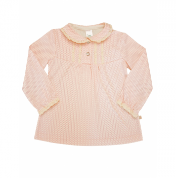 Детская блузка для девочки Smil Персиковый от 1.5 до 4.5 лет 114377
