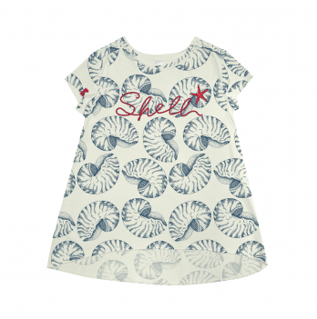 Детская футболка для девочки Smil Молочный от 5 до 6 лет 110433
