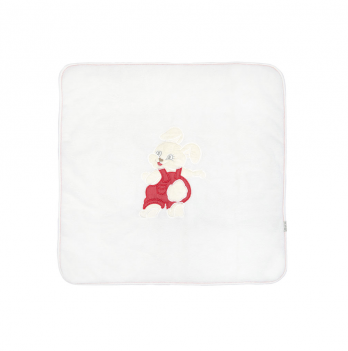 Велюровый плед для новорожденных Turkey Белый 100х100 см 5105