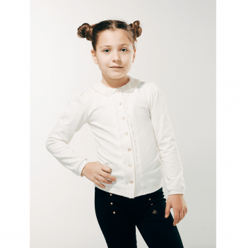 Детская блузка для девочки Smil Молочный на 14 лет 114604