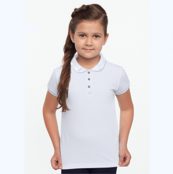 Детская футболка для девочки Smil Белый от 5 до 8 лет 114528