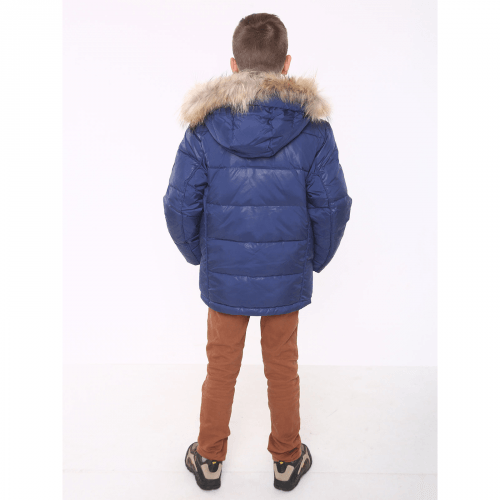 Зимняя куртка для мальчика Беби лайн Синий от 11 до 12 лет Z-79-15