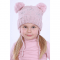 Шапка детская зимняя для девочки Олта Розовый от 6 мес до 2 лет 21-212017