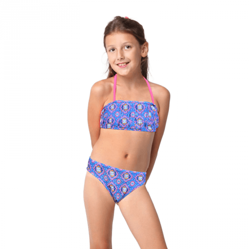 Раздельный купальник для девочки Keyzi Синий 7-10 лет Indiana 2psc