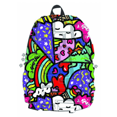 Рюкзак для детей MadPax Artipacks Full Heart 2 Heart Фиолетовый/Желтый M/ART/HEA/FULL