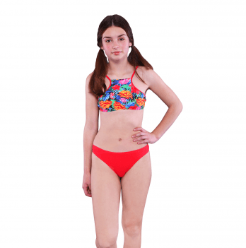 Раздельный купальник для девочки Keyzi Красный/Синий 12-14 лет Eden 2psc