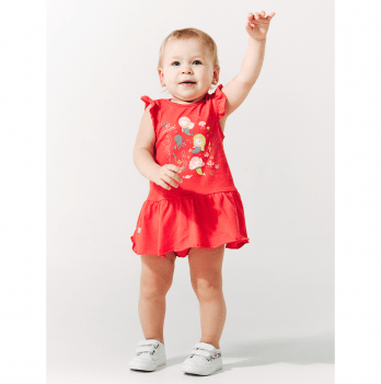 Комплект детское платье и трусики Smil Летнее настроение Красный 6-18 месяцев 113257